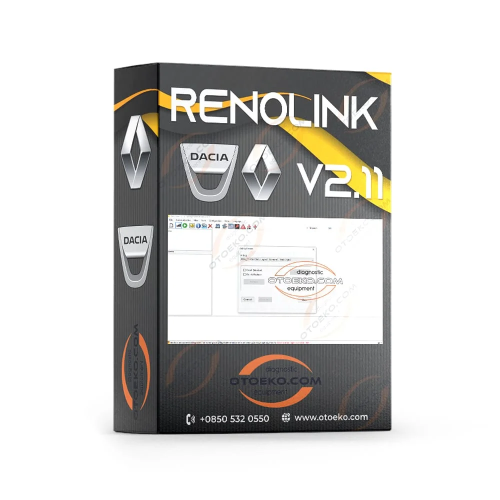 برنامج رينو وداسيا RenOLink v2.11 لبرمجة العقول والمفاتيح (إنجليزي) — نظرة عامة